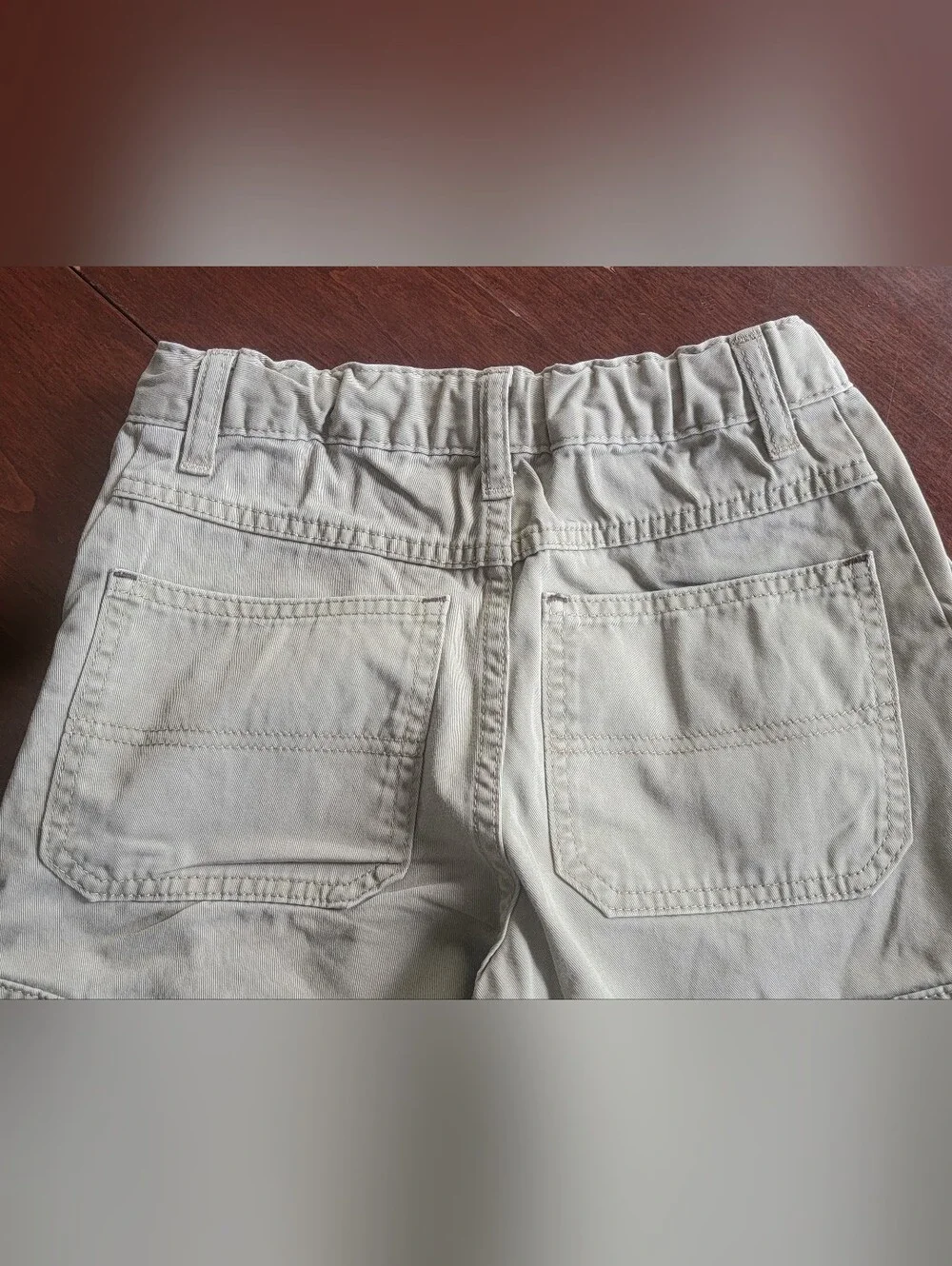 Wrangler Boys' Adjustable Waist Khaki Cargo Shorts - Size 10